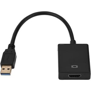 BENFEI Adaptateur USB 3.0 vers HDMI, USB 3.0 vers HDMI mâle vers Femelle  pour Windows 11, Windows 10, Windows 8.1, Windows 8, Windows 7 (Pas pour  Mac) : : Informatique
