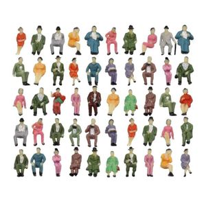 FIGURINE MINIATURE - PERSONNAGE MINIATURE 50 pièces 1/87 modèle miniature  personnes jouets - Cdiscount Jeux - Jouets