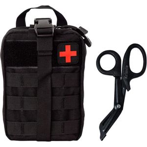 TROUSSE DE SECOURS Krisvie Pochette Emt Médecine Tactique Sac Étanche Molle Premiers Secours Trousse Kit Soins Militaires Randonné