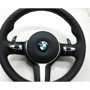  2 Pièces Cache Volant Voiture pour BMW M3 Sedan E36 E90 F80  G80, Mode Fibre Carbone Segmentée Durable Glissement Couvre Volant de  Voiture Auto Accessoires, Pink
