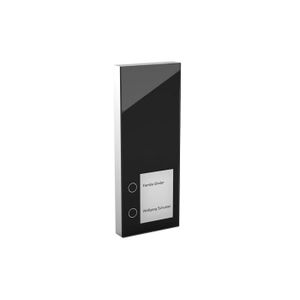 INTERPHONE - VISIOPHONE Door Line Slim 150710 Interphone, Noir, 220 x 85 x 21 mm