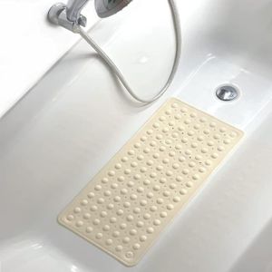 ANTI-DÉRAPANT BAIN tapis de bain nature secure en caoutchouc naturel (beige) antidérapant pour plus de sécurité dans la douche et la baignoire tapis