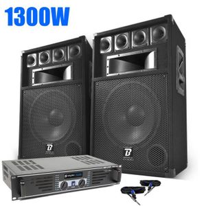 PACK SONO PACK SONO BOOMTONE DJ BM12 2x350 Watts + AMPLI Sky