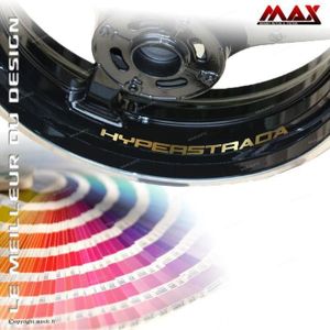 R/éfl/échissant Argent Jante de Moto d/écalcomanies Autocollant Accessoire pour Kawasaki Z800