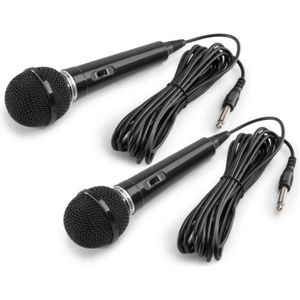 MICROPHONE - ACCESSOIRE Fenton DM100 - 2 x Microphones filaires avec cordo