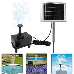 POMPE À EAU AUTO LZQ 2W pompe de bassin fontaine solaire pompe à eau extérieure pompes solaires pompe de jardin pour jardin