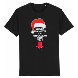 T-shirt Femme Noël Hérisson Drôle - 100% Coton - Coupe Fine - Neuf Sans étiquettes
