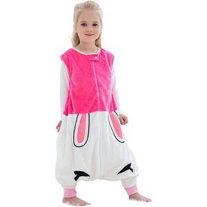 GIGOTEUSE - TURBULETTE  Gigoteuse avec Pieds Unisexe pour Enfants,Surpyjama Bebe Gigoteuse sans Manche Garçon Fille Pyjama en Flanelle Gigoteuse avec Jambes