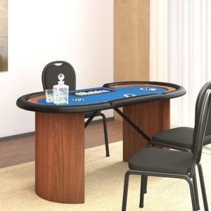 Plateau de Poker - MAXSTORE - XXL - Vert - 8 porte-gobelets - 8