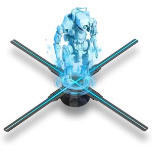 Vidéoprojecteur Hologramme 3D,46Cm Hologramme 3D Fan Projecteur Holographique Avec Application Wifi Et 700 Vidéothèques - Pour Expositions, C[J271]