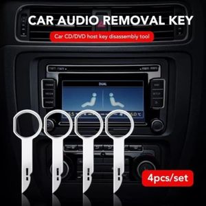 CLES 4X clés d'extraction démontage autoradio pour vw seat audi ford skoda peugeot [KINGPROSHOP]
