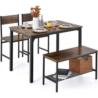 Ensemble De Table à Manger 3 Pièces - COSTWAY - 2 Tabourets De Bar Pour Salle A Manger Petit Espace Bistro Gris Ensemble De Table à Manger 3 Pièces - COSTWAY - 2 Tabourets De Bar Pour Salle A Manger Petit Espace Bistro Gris
