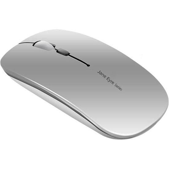 Souris sans fil 2.4G récepteur USB optique 1600dpi noir