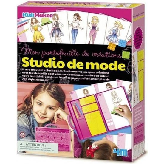 Kidzmaker - 4M - Fashion Studio - Mixte - 6 ans - Multicolore