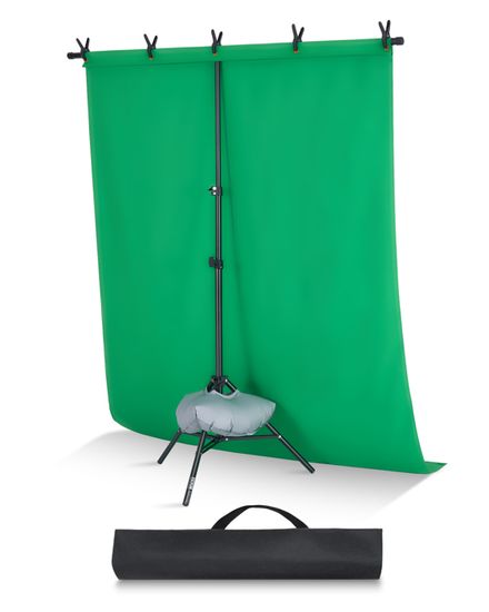 Support toile de fond noir 6x3m pour Studio Photo Maja