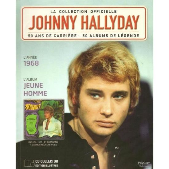 Johnny Hallyday Jeune Homme Cd Livre Collection Officielle Achat Cd Cd Variete Internat Pas Cher
