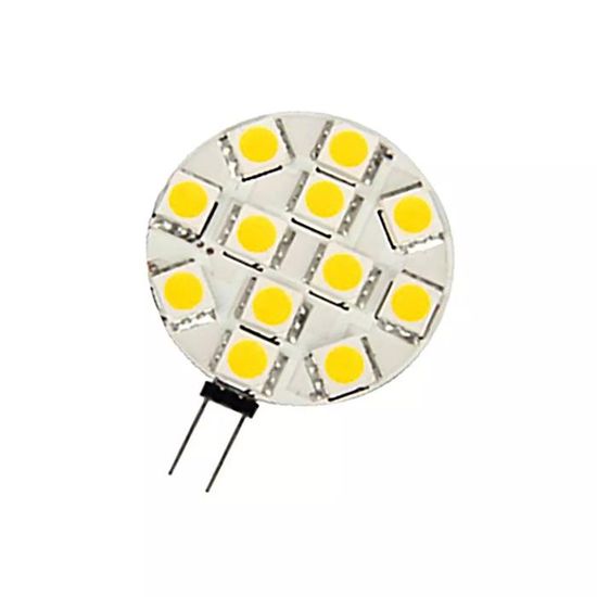 Ampoule LED G4 2,4W Ronde lumière 20W - Blanc Chaud 2700K