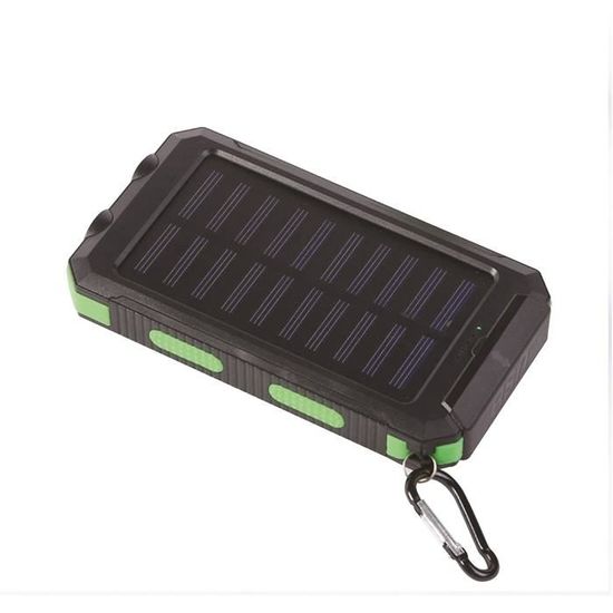 Chargeur Solaire 25000mAh Power Bank Imperméable Portable Batterie Externe  avec 2 USB Ports Output pour iPhone, iPad, Samsung, Huawe - Cdiscount  Téléphonie