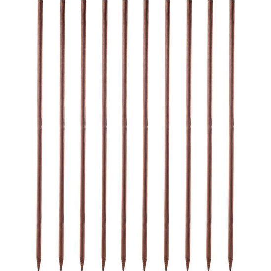 Piquets En Bois Pour Plants - Lot De 20 - 120 Cm X 30 Mm - Naturels, Non Traités - Jardinage