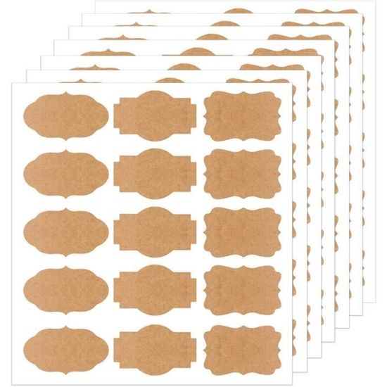 Xinfin Lot De 600 étiquettes Autocollantes Pour Pots De