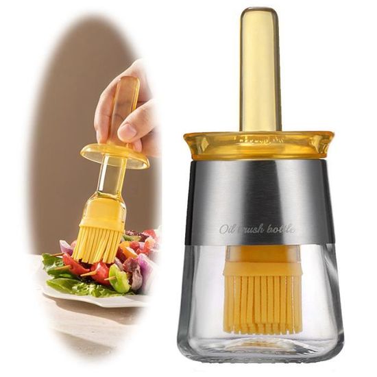 Distributeur D'huile - Bouteille En Verre Avec Bouchon En Liège - Distributeur De