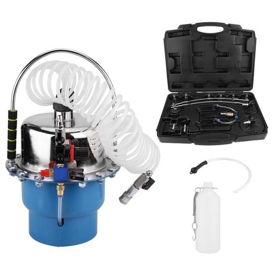 Kit De Purge De Frein, Kit De Purge De Frein à Main, Multifonction, Kit De Purge De Frein Avec Pompe à Vide, Kit D'assortiment Avec étui De Protection Pour Voiture, Camion, Vélo