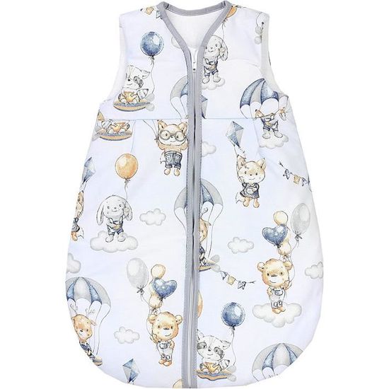 Gigoteuse D'été Pour Bébé - 2,5 TOG Et 3,5 TOG, 100% Coton, Fermeture éclair Double Curseur - Pour Températures -5°C à 12°C, Tailles S/M/L - 8