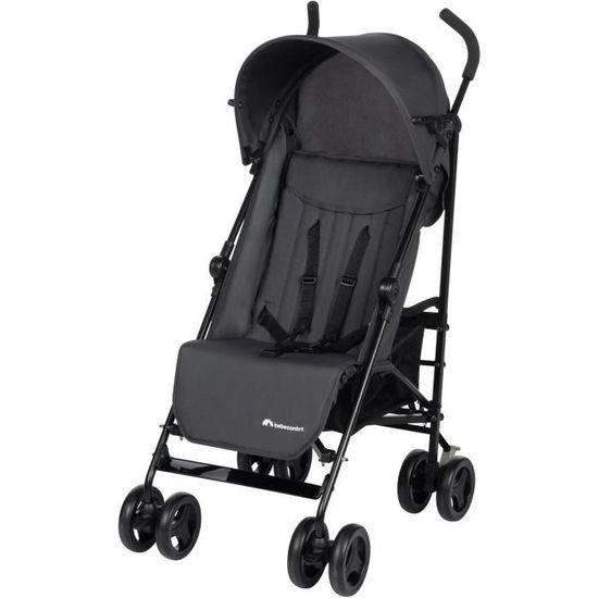 BEBECONFORT RAINBOW Poussette Canne 2ème âge, légère, pliage facile, multipositions, 6 mois à 4 ans, jusqu'à 22 kg Mineral Graphite