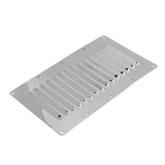 Grille D'aération Marine ABS 8,5 Cm – Noir, Ventilation Directe, Installation Facile, Lot De 2, Pour Bateau