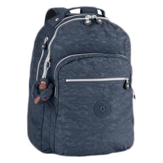 Sac à Dos Kipling Seoul Grand - En Polyester Recyclé, Compartiment Ordinateur, Bleu Cosmo