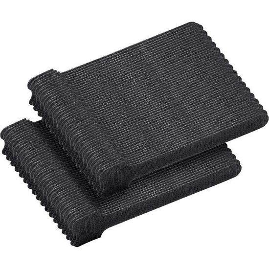 Lot De 100 Serre-câbles Autobloquants Résistants Aux Intempéries Noir 2,5 X 100 Mm