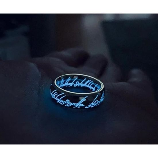 Bague seigneur des anneaux argent best sale