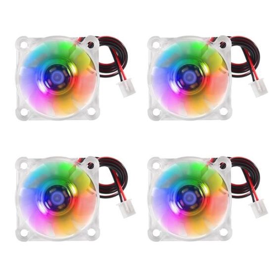 Ventiladores Refrigeración Impresora 3D Jopto | 40x40x10 Mm, 12V, 4 Piezas, Silenciosos, Para Disipador Calor, Cable 30 Cm