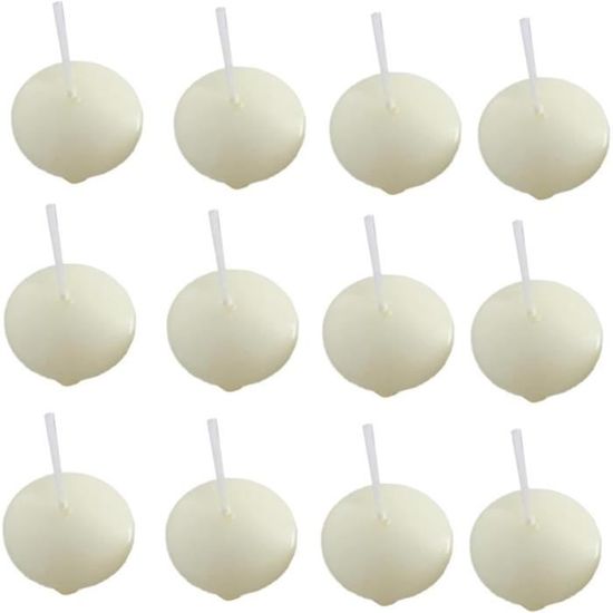 Bougies Décoration Mariage Bain ZITUZY Lot De 50 Non Parfumées - Décoratives Pour Piscine De Mariage, Baignoire De Saint-Valentin, Dîner, Décoration De Noël (blanc Bougies Flottantes Bougies Décoration Mariage Bain ZITUZY Lot De 50 Non Parfumées - Décoratives Pour Piscine De Mariage, Baignoire De Saint-Valentin, Dîner, Décoration De Noël (blanc Bougies Flottantes