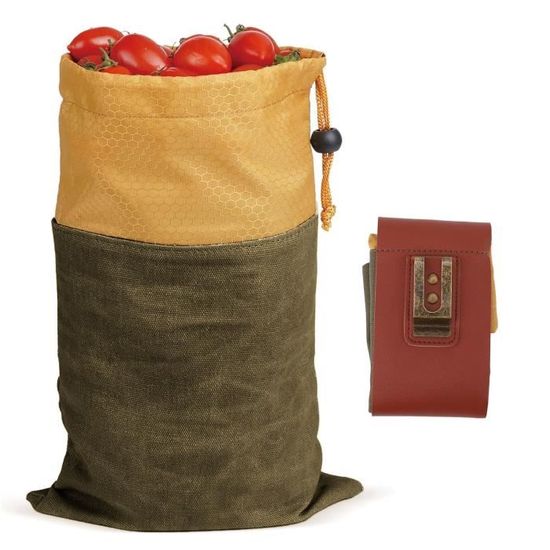 Sac Cueillette Champignons Maille Respirante - Grande Capacité, Pliable - Pour Foraging, Récolte Fruits