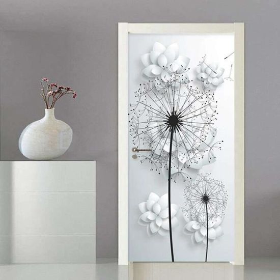 Autocollant Mural 3D Tulipe Dorée, Perle Et Papillon - 93,5x55 Cm, Déco Chambre, Salon, Décollez Et Collez, Style Luxe