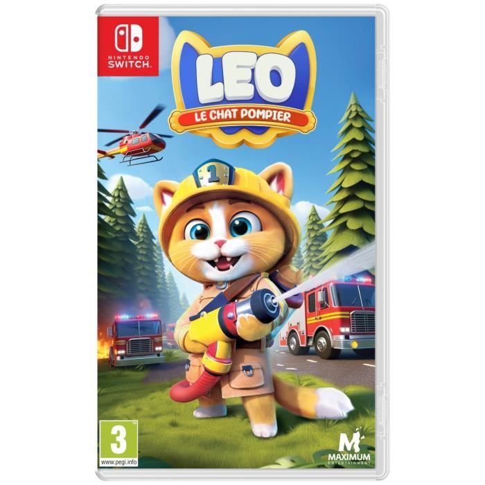 Leo the Firefighter Cat Jeu Nintendo Switch