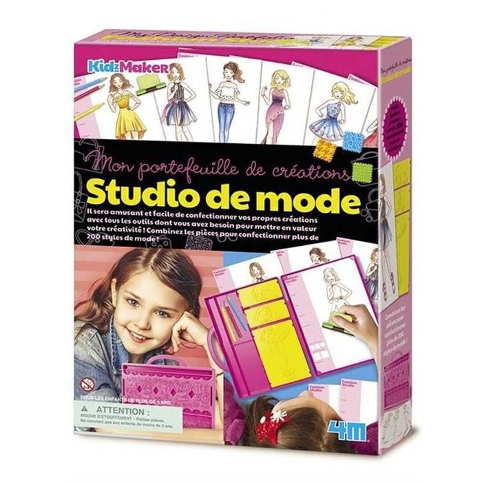 Studio de Mode - 4M - Kidzmaker - Mixte - 6 ans - Multicolore