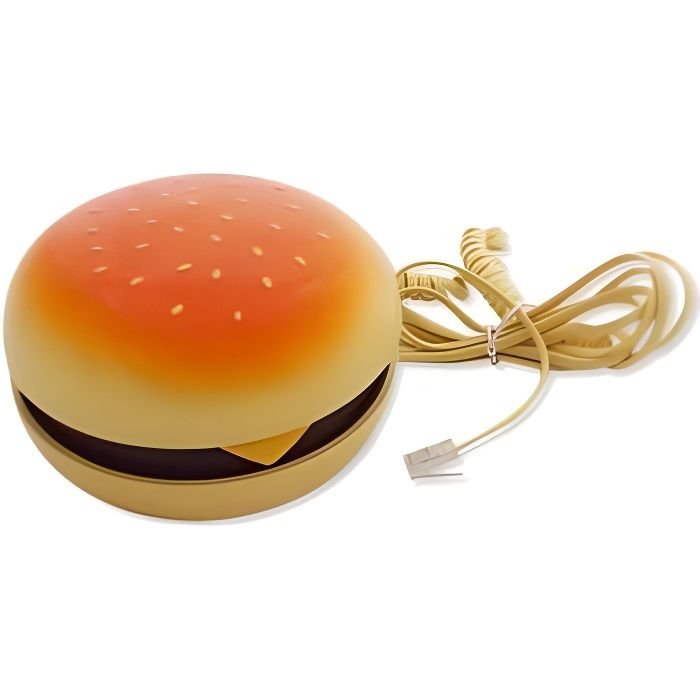 Téléphone filaire délirant hamburger