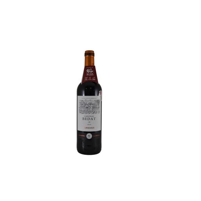 Château Bedat 2019 - AOC Graves - Vin rouge de Bordeaux - 75cl