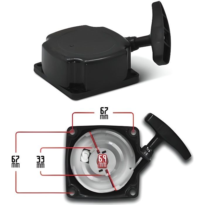 Accessoire Machine Outil - Consommable Machine Outil - ELEM Garden Technic - Lanceur pour débroussailleuse thermique - Elem Gar