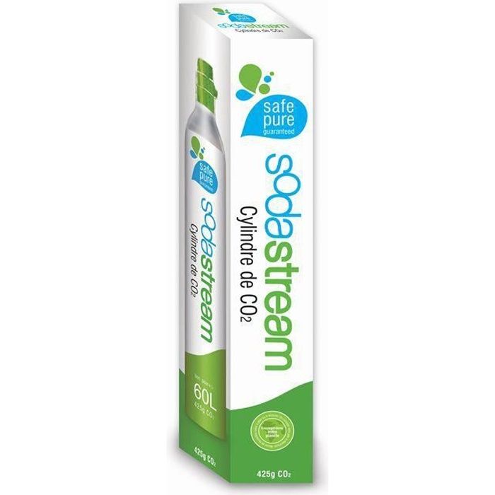 SODASTREAM recharge gaz pour machine à gazéifier 60LCylindre C02 supplémentaire