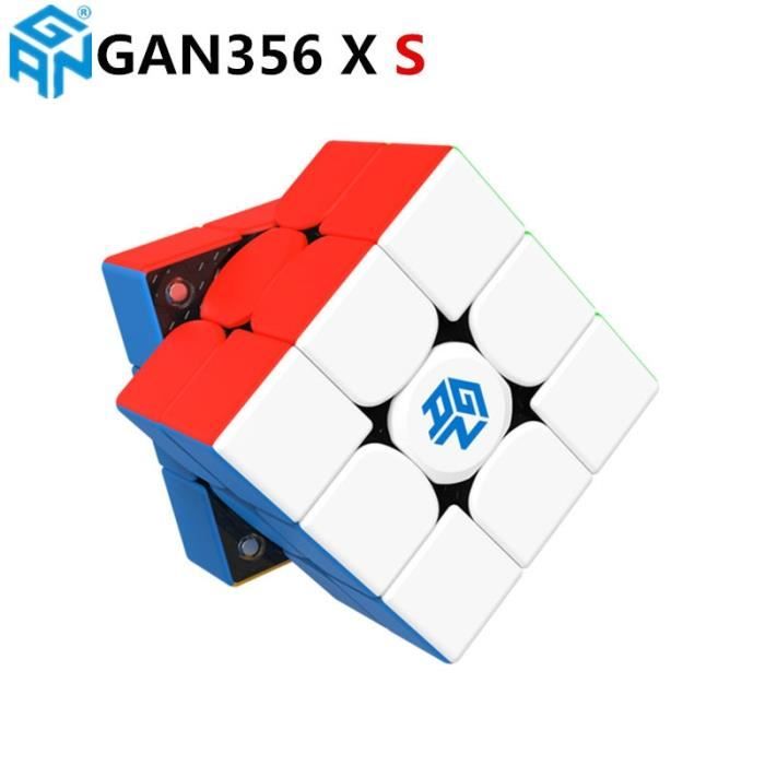 Casse tête,GAN356 X S magnétique magique cube de vitesse GAN356X professionnel gan 356 X aimants puzzle - Type GAN356X S stickerles