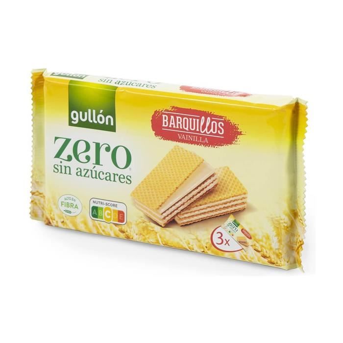 GULLON - Gaufrettes Zéro Vanille 180 g (Vanille)