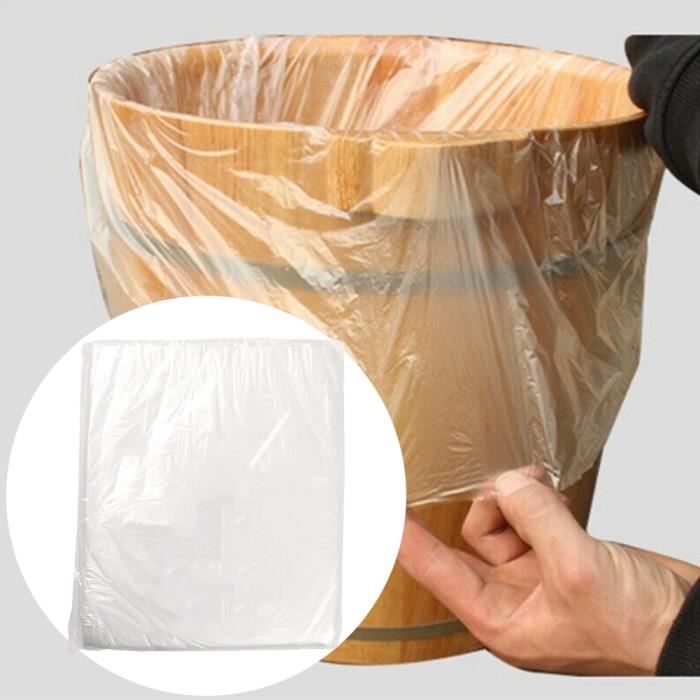 Soin des mains,Revêtement de baignoire Non toxique,90 pièces,sac de bassin jetable,pédicure écologique,Spa,Transparent