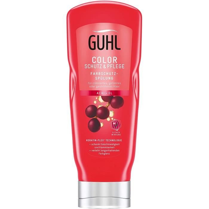 Après-shampooings Guhl Color Protection et Soin Coloration Coloration Soin - Avec Huile Acai - Pour cheveux colorés et t 224799
