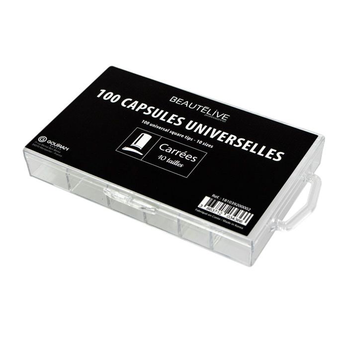 Capsules naturelles universelles carrées x100 , Beautélive, Femme