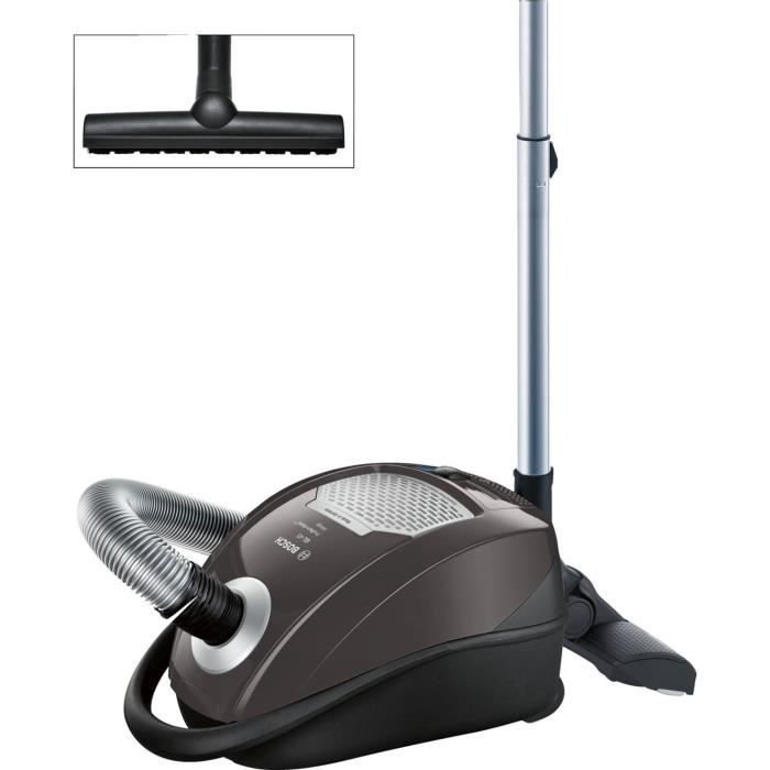 BOSCH BGL45500 Aspirateur traîneau avec sac Maxx'x – 2400W – 75 dB - A - Taupe