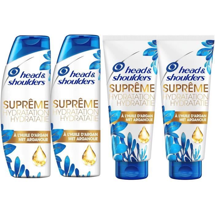 HEAD & SHOULDERS Suprème Hydratation 2 shampoing + 2 après shampoing