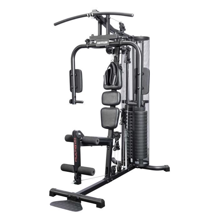 Kettler MULTIGYM, 130 kg, 5 kg, 80 kg, 5 kg, Noir, 1090 mm
